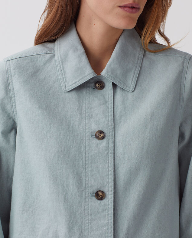 Workwear jacket J620 slate blue