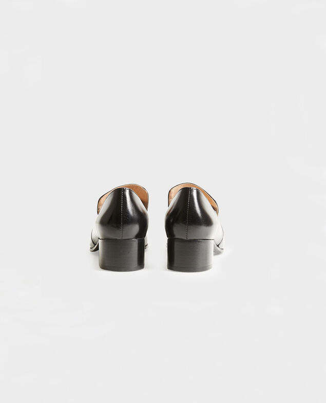 Leather moccasins Black beauty