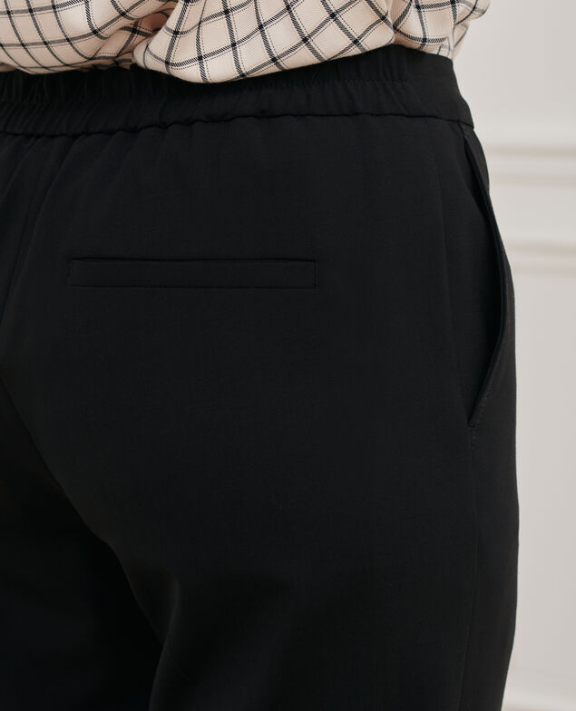 MARGUERITE - Cigarette trousers 4216 black_beauty