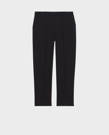 MARGUERITE - Cigarette trousers Black beauty Noko