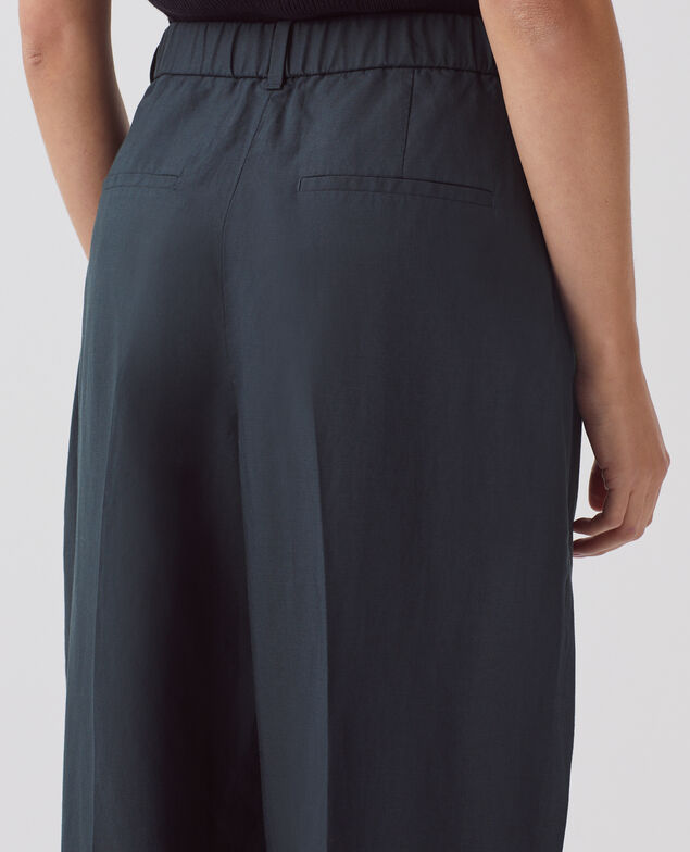 Pleated trousers J690 blueberry