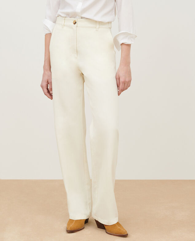 BLANDINE - Straight trousers