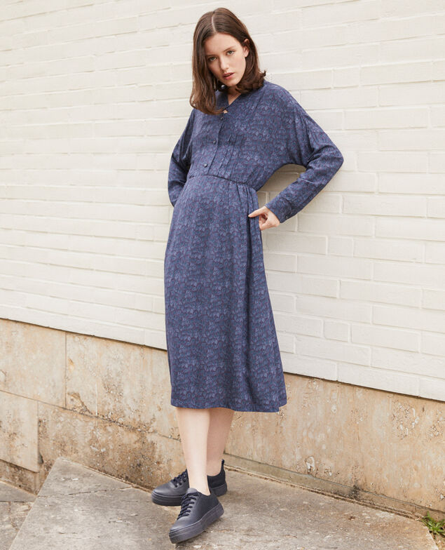 Printed dress Blue