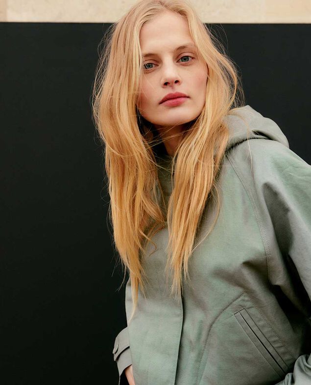 Linen blend jacket