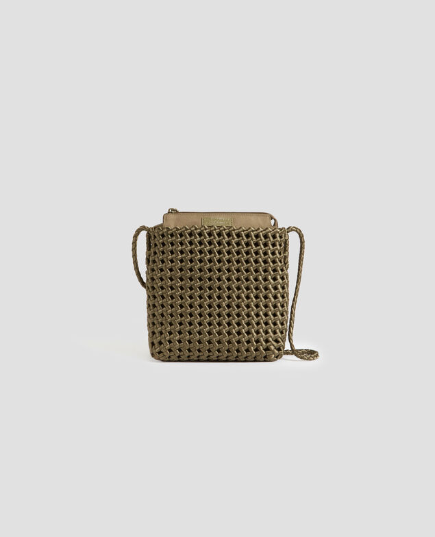 Openwork bag H331 kaki