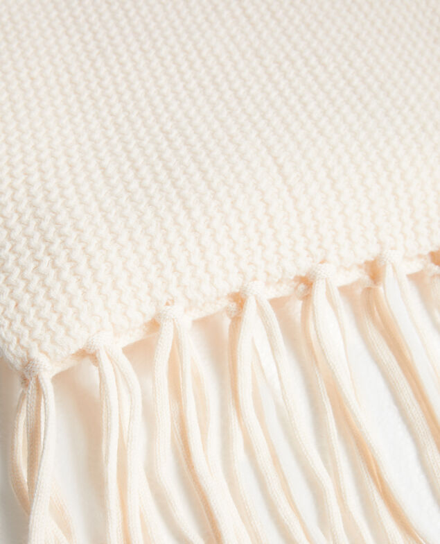 Wool scarf 8842 01 offwhite