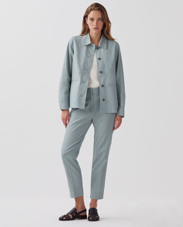 MARGUERITE - Cigarette trousers J620 slate blue
