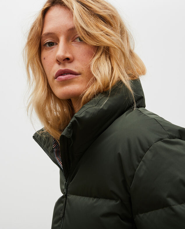 MARGOTTE - Short down jacket Military green