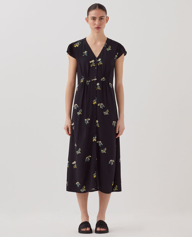 LUDIVINE - Floaty maxi dress J091 fl bouquet black
