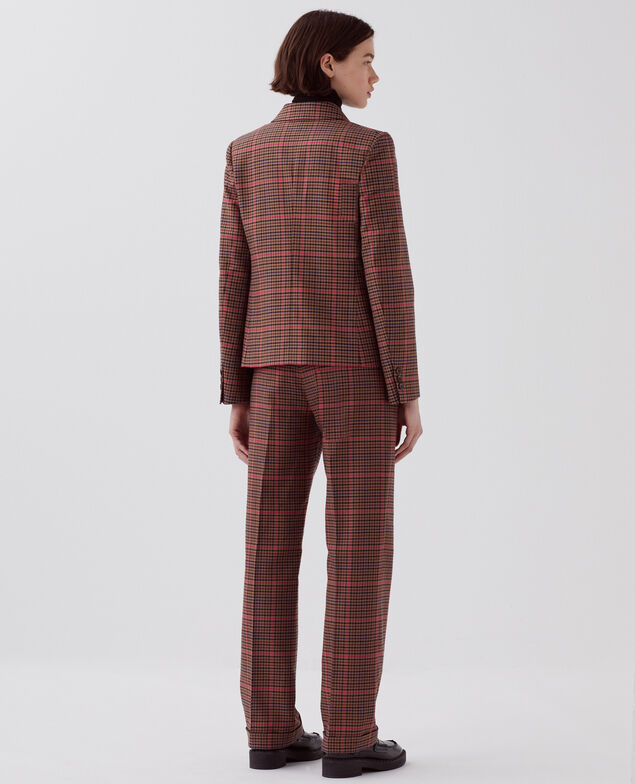 Blazer I121 check pink
