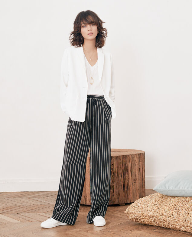 Crepe jacket Blanc