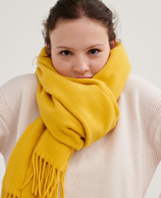 Wool scarf 4272 lemon_curry