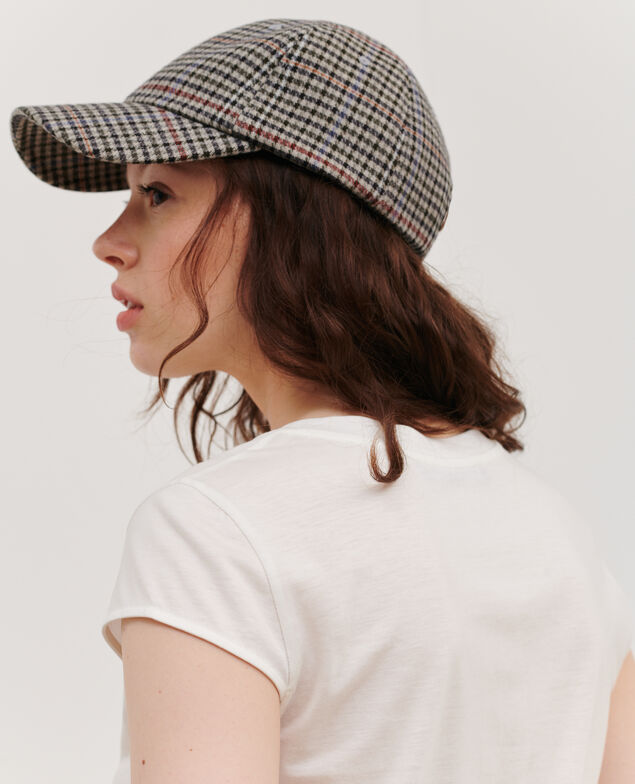 MANON - Round neck cotton blend t-shirt 06 gray