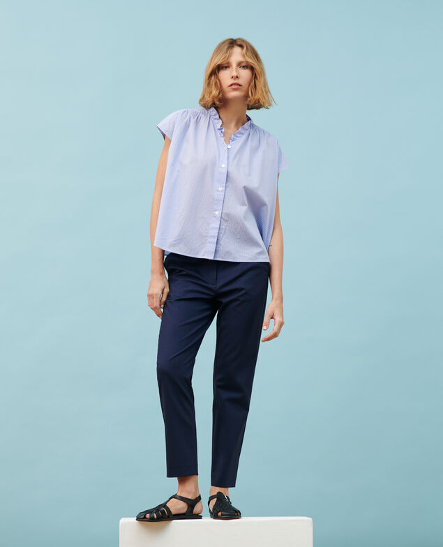Cotton voile top 7044 90_vichy