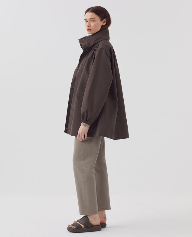 Oversize parka H080 beluga