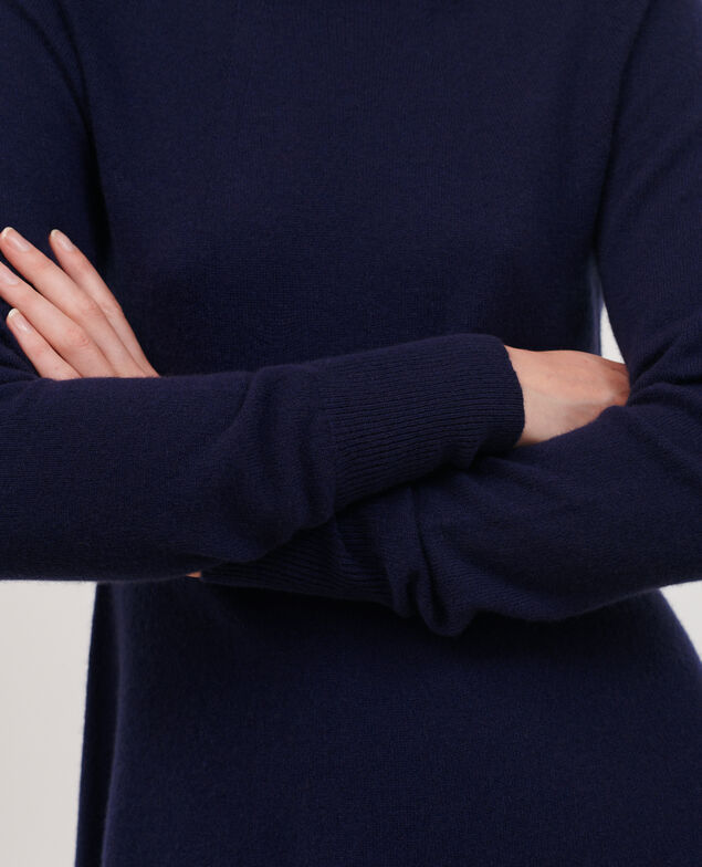 3D cashmere dress 8841 69 navy