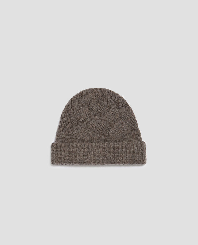 Wool beanie I040 steeple gray