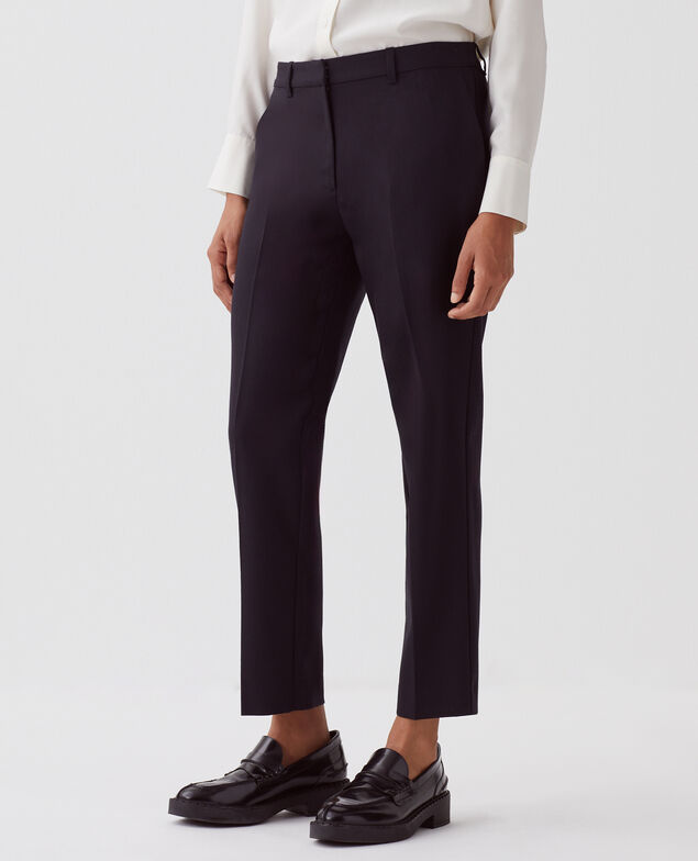 MARGUERITE - Cigarette trousers 4216 black_beauty 2wpa021w04
