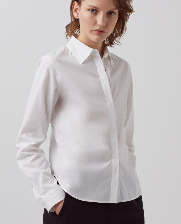 Cotton shirt 8885 00 white