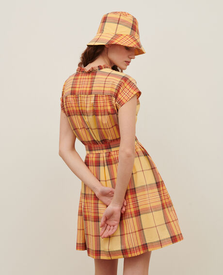 Cotton shirt dress 0241 orange 3sdr238c21