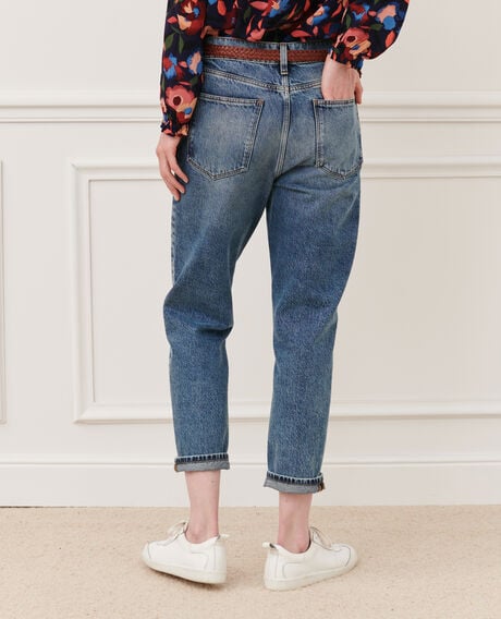 RITA - SLOUCHY - Low-rise loose jeans Vintage mid wash Peronac