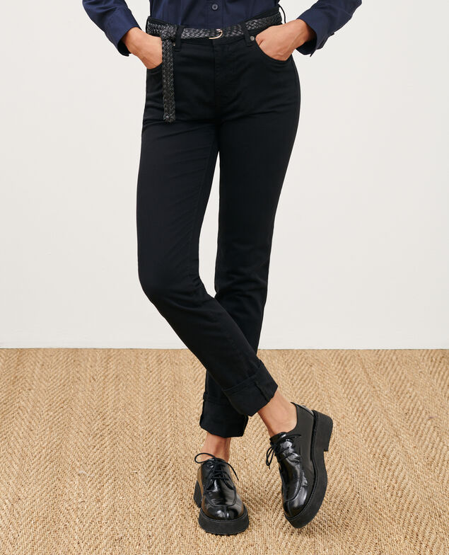 LILI - SLIM - Cotton jeans 4216 black_beauty