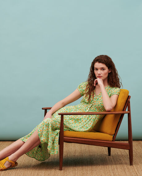 LUDIVINE - Long dress 0420 zest yellow 3sdr167v02
