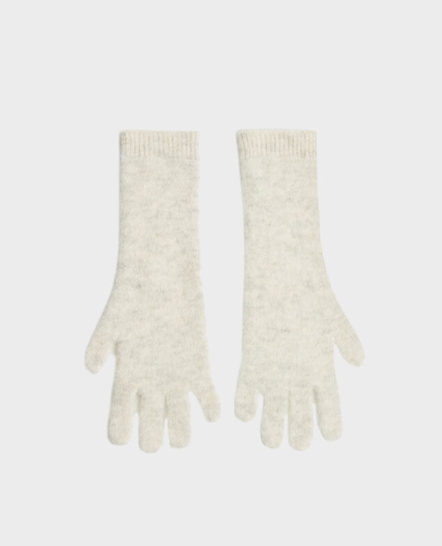 Gloves in mixed alpaca wool