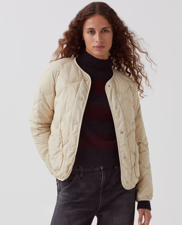 PLUME - Long-sleeve down jacket H311 oyester gray