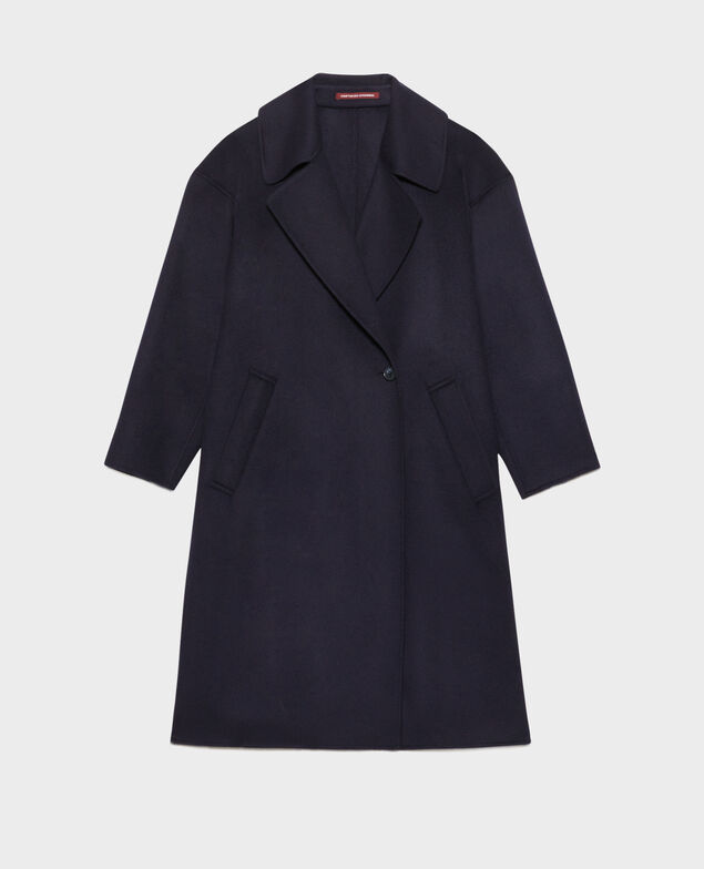 Double-sided wool and cashmere coat 7012c 69 navy 2wco038w02