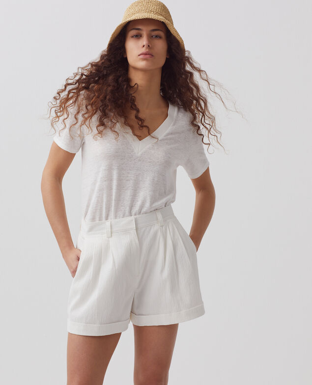 Cotton shorts 8885 00 white