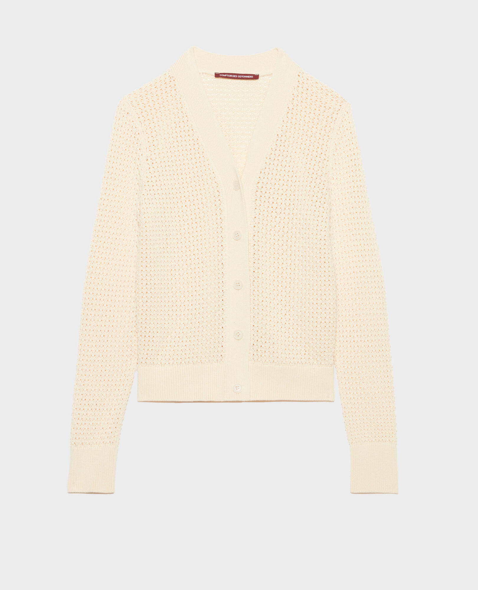 Openwork details cardigan - Women | MANGO OUTLET USA