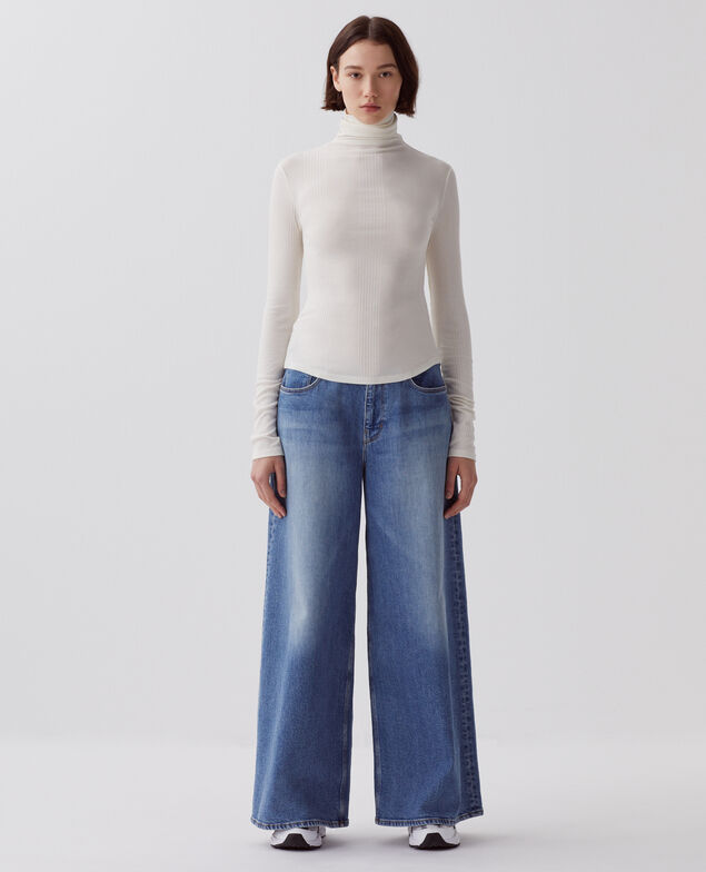 Long-sleeve t-shirt A040 ivory