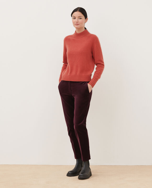 Cashmere high-neck jumper 8830 16 red