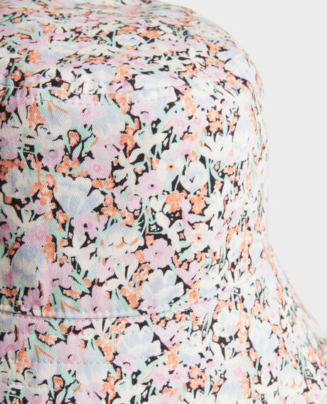 Reversible cotton bucket hat 0110 champs fleuris pink 3sha076