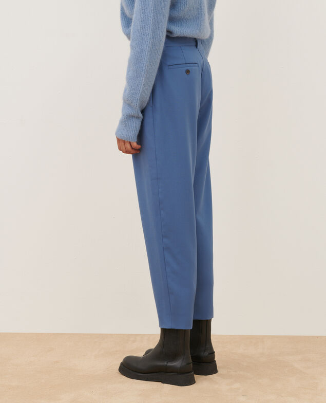 PEGGY - Wool carrot trousers