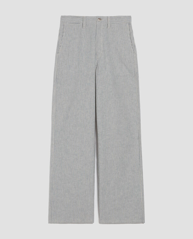 BLANDINE - Straight trousers H611 blue mini st