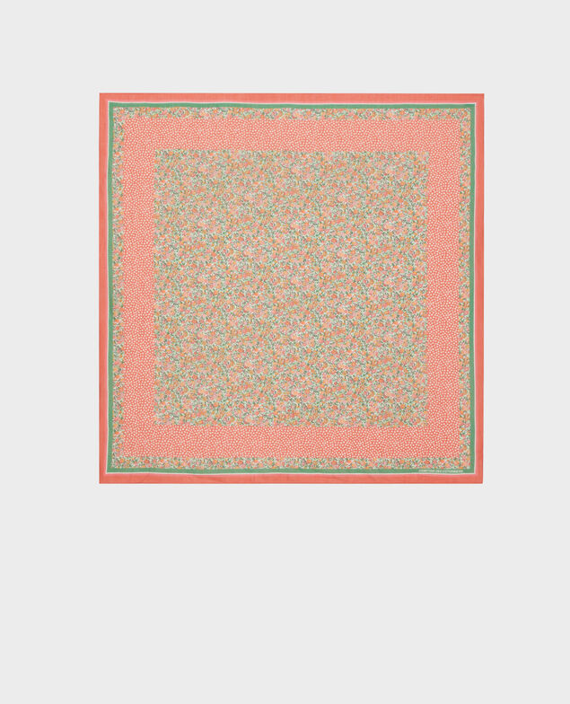 Cotton scarf 92 print red