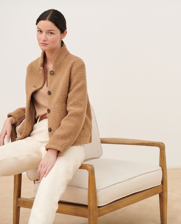 Wool blend jacket