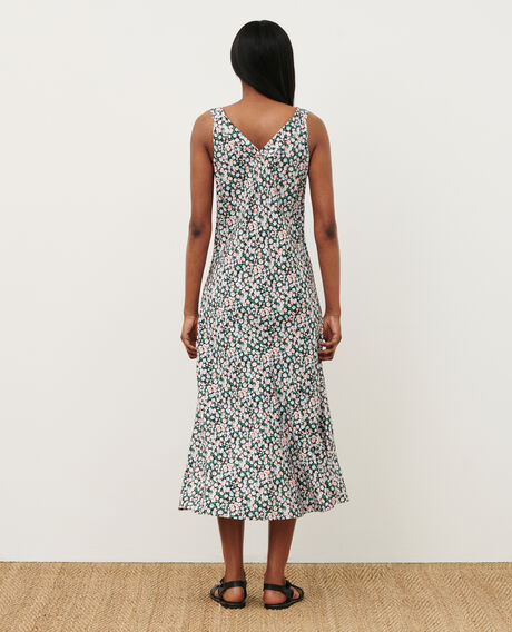 Printed maxi dress 7300d 119 print blue 2sdr197v09