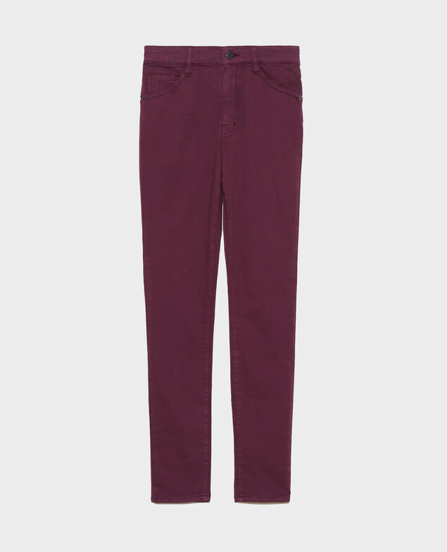 DANI - SKINNY - High-waisted 5 pocket jeans Potent purple