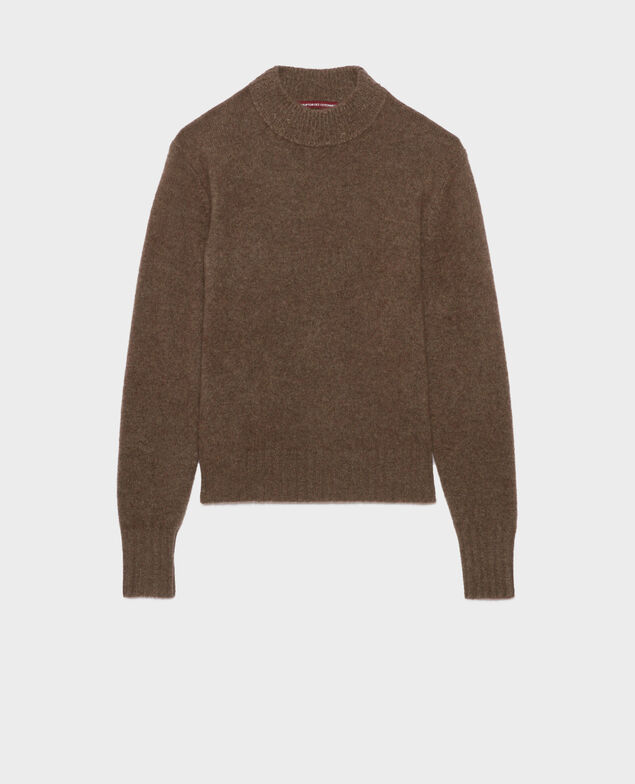 Cashmere polo neck jumper