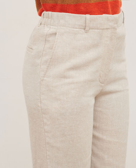 MARGUERITE - Cigarette trousers 30 natural 2spa230f03