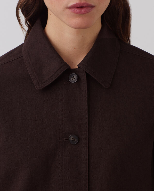 Workwear jacket J790 chocolate plum