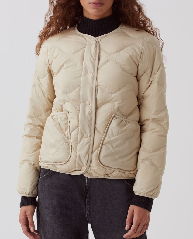 PLUME - Long-sleeve down jacket H311 oyester gray