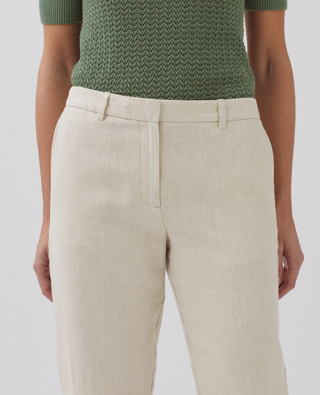 MARGUERITE - Cigarette trousers 0310 beige natural 3spa005f03