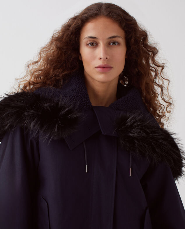 Hooded parka H695 night sky