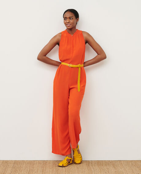 Loose jumpsuit 7020c 22 orange 2sjp612v02