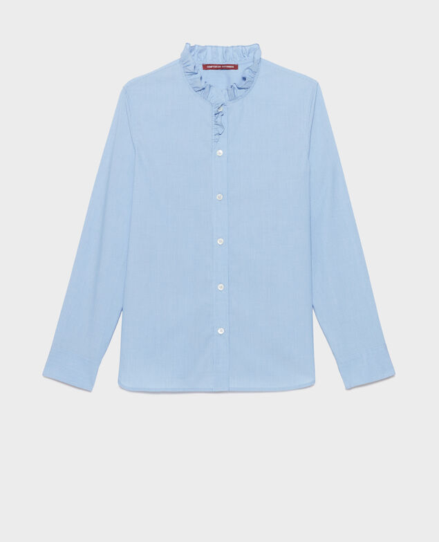Cotton poplin shirt