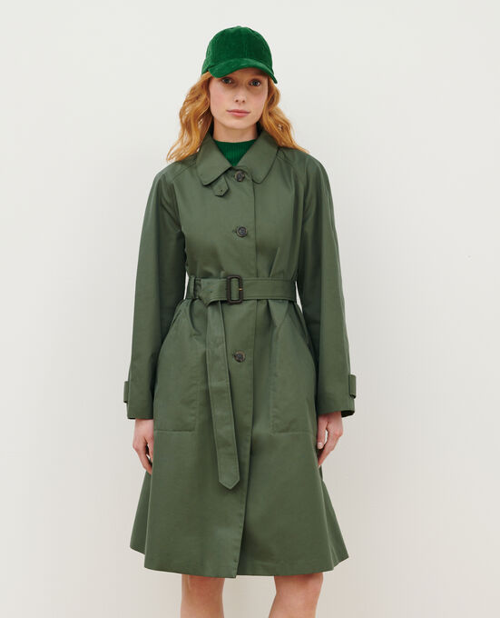 CATHERINE - Loose trench 0571 THYME GREEN